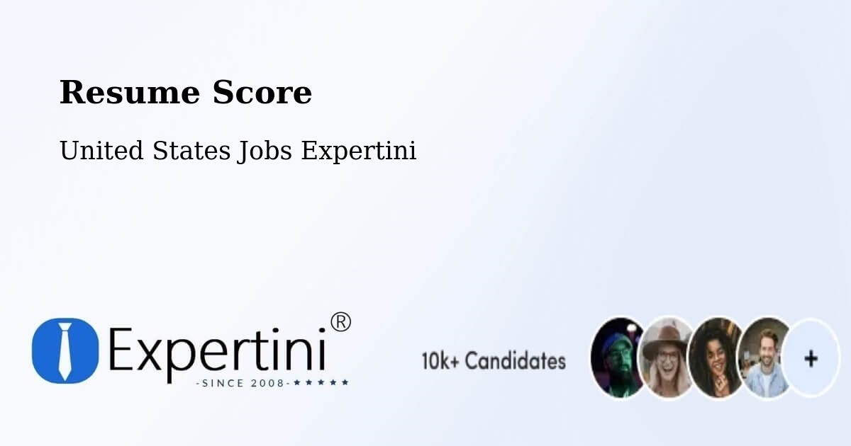 Resume Score & Job Description Match Tool – Lamesa - United States Jobs Expertini